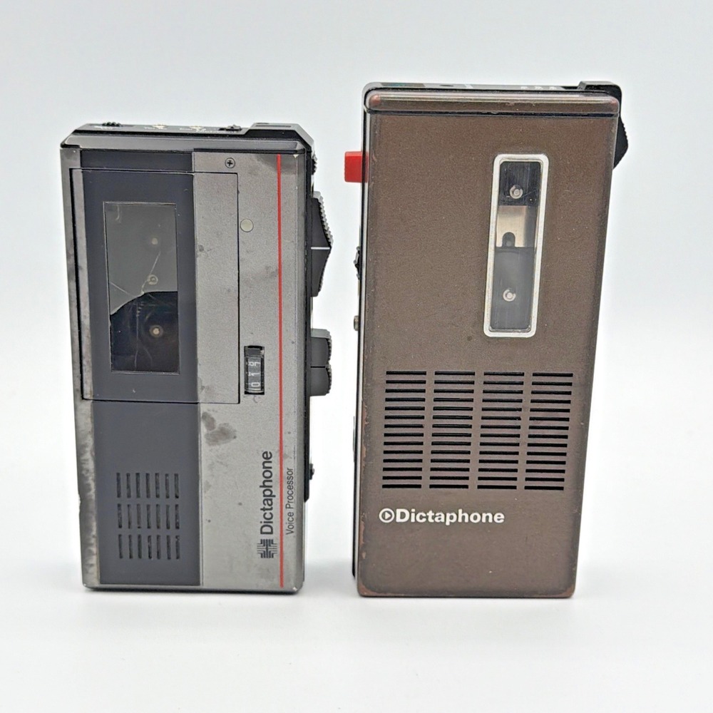 Lot of 2 Dictaphone Voice Processor Models 3243, 125 Parts ONLY
